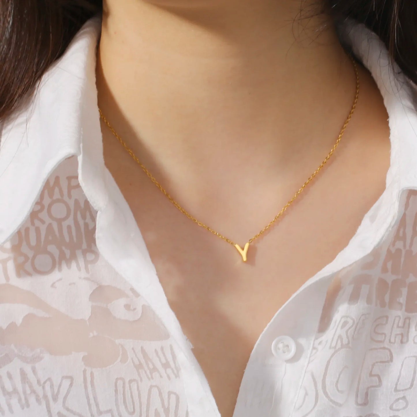 Initial Letter Necklace