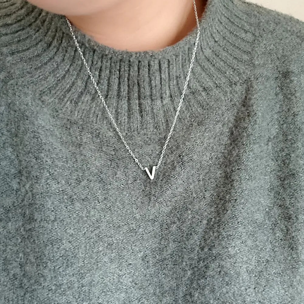 Initial Letter Necklace