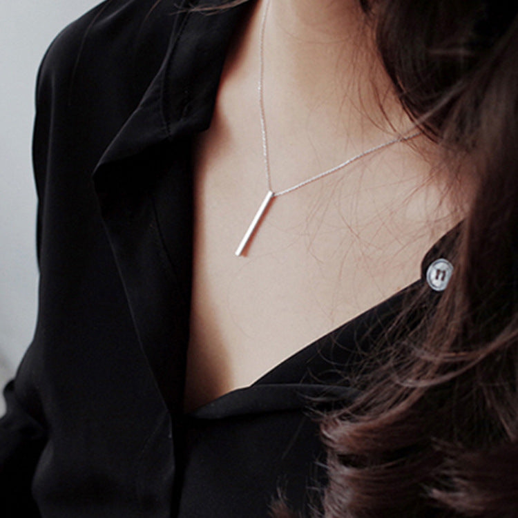 Geometry Square Bar Necklace