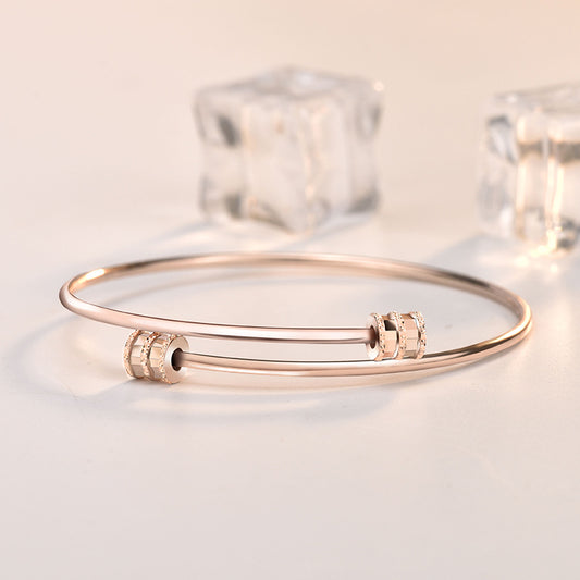 Tiny Waist Tube Open Bangle