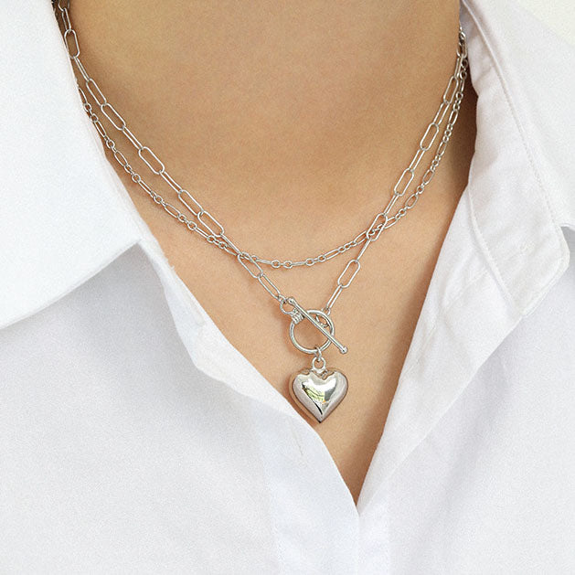 Love Heart OT Necklace