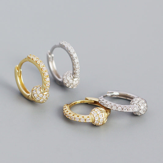 Fashion Knot Hoop Earrings