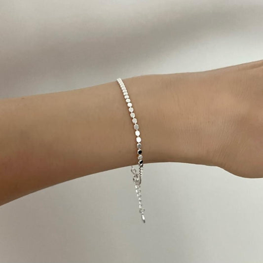 Flat Beaded Bracelet